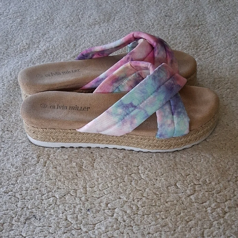 Olivia Miller Tie-Dye Espadrilles